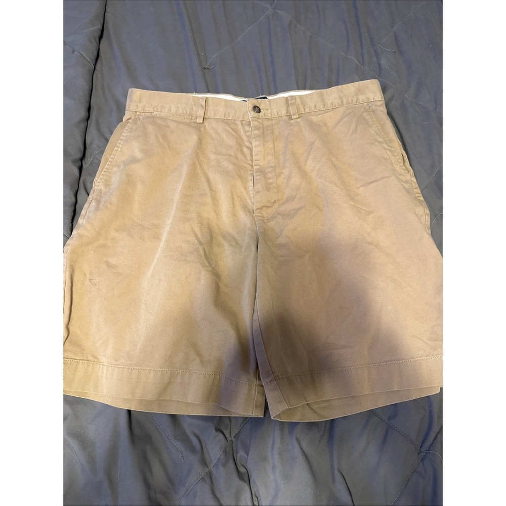Polo‎ Ralph Lauren Men's Prospect Chino Shorts, Beige, Flat Front, Size 36